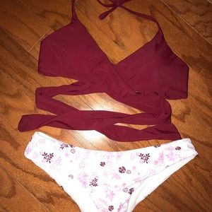 NWOT! Red bikini with strappy top! From CUPSHE!!